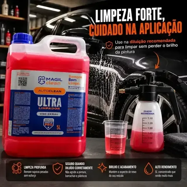 Multilimpador desengraxante Auto Clean Magilclean (5 litros) — foto 2