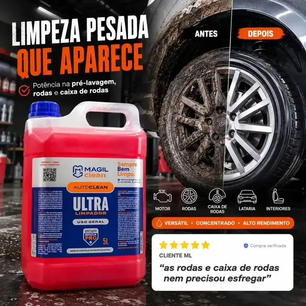 Multilimpador desengraxante Auto Clean Magilclean (5 litros) — foto 6