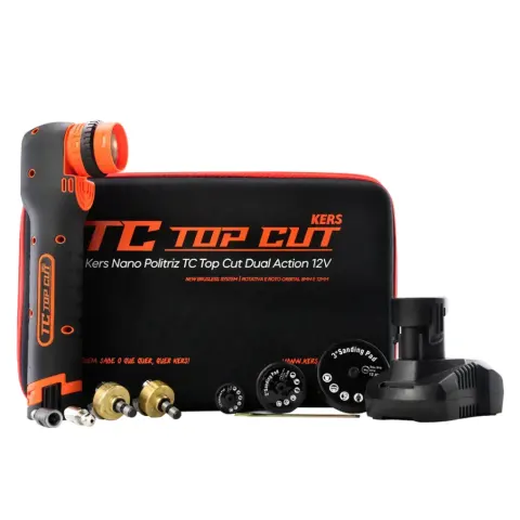 Nano Politriz TC Top Cut Dual Action Portátil Kers com Acessórios 12V