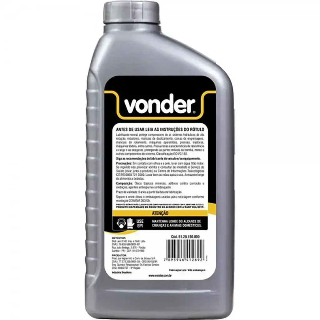 Óleo para compressor Vonder AW150 (1 litro) — foto 2