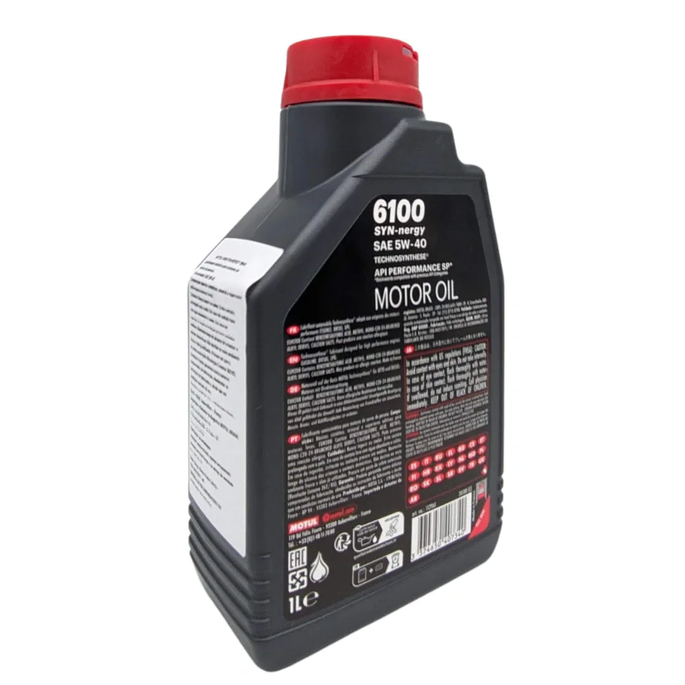 Óleo para motor Motul 6100 SYN-nergy 5W40 (1 litro) — foto 3
