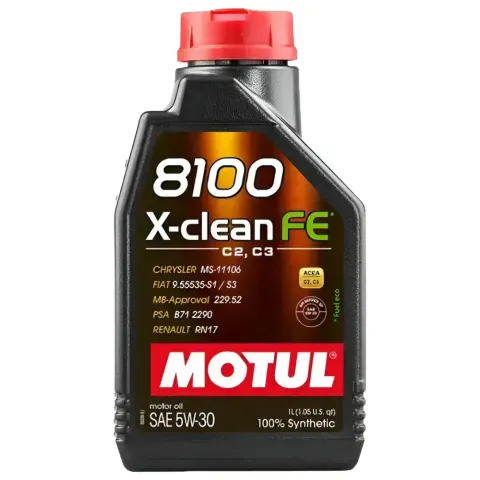 Óleo para motor Motul 8100 X-clean FE 5W30 (1 litro)