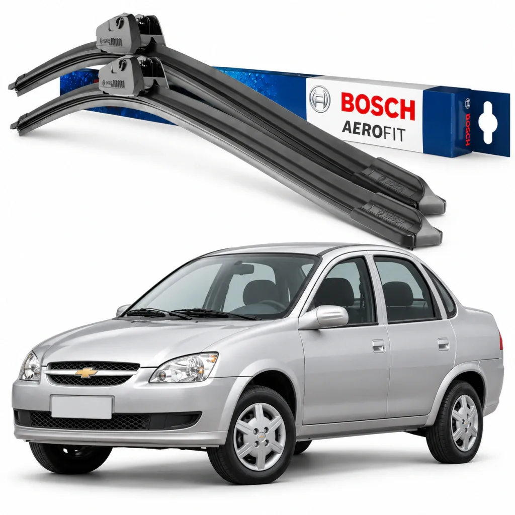 Par palhetas limpadoras de para-brisa Chevrolet Classic Aerofit Bosch (20" / 18")