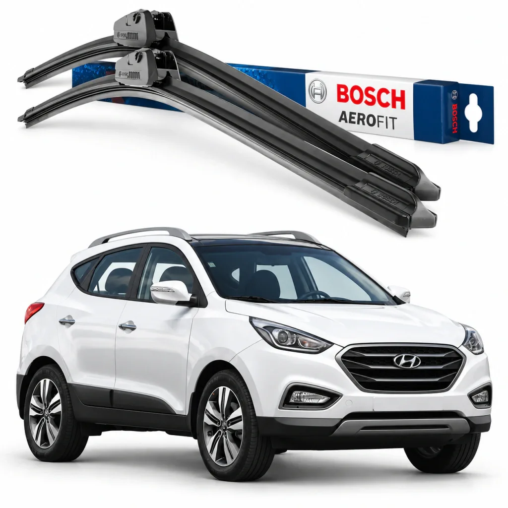 Par palhetas limpadoras de para-brisa Hyundai Ix35 Aerofit Bosch (24" / 16")