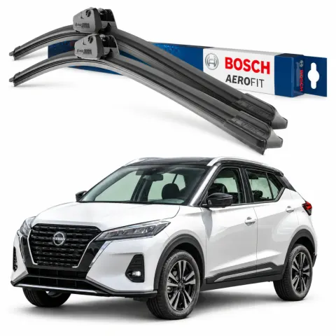 Par palhetas limpadoras de para-brisa Nissan Kicks Aerofit Bosch (26" / 14")