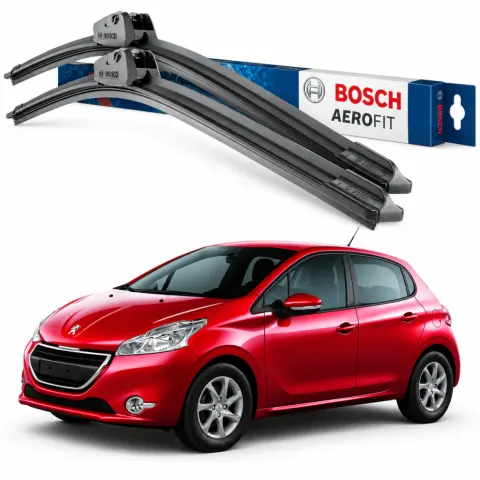 Par palhetas limpadoras de para-brisa Peugeot 2008 2015+ Aerotwin Bosch (26" / 15")