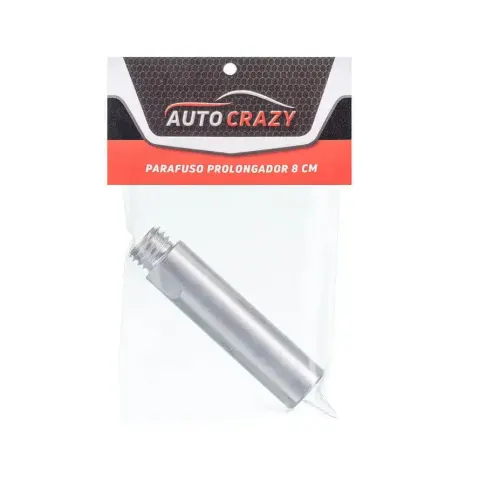 Parafuso prolongador 8cm rosca 14mm Auto Crazy