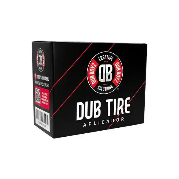Pincel aplicador de pneu pretinho Dub Tire Red Dub Boyz — foto 3