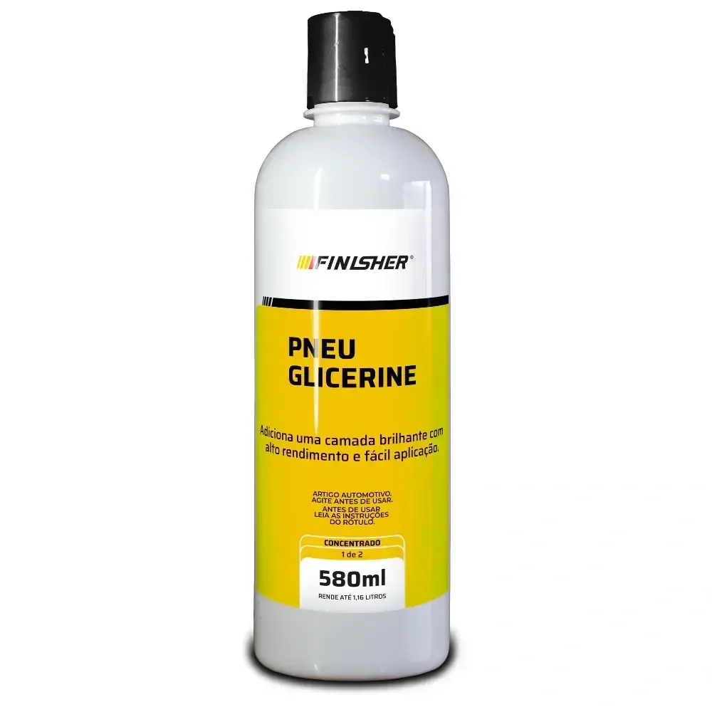 Pneu Pretinho Brilho Extremo Glicerine Finisher (580ml)
