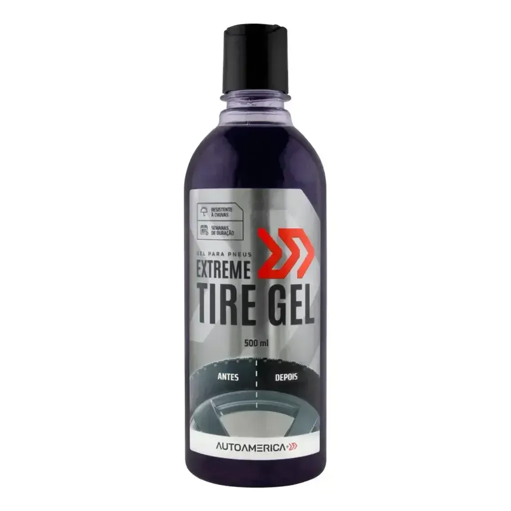 Pneu Pretinho Extreme Tire Gel Autoamerica (500ml)