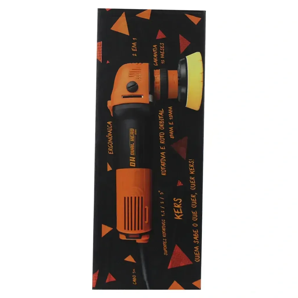 Politriz DH Dual Head Kers Rotativa e Roto Orbital 780W (110V) com boinas — foto 10