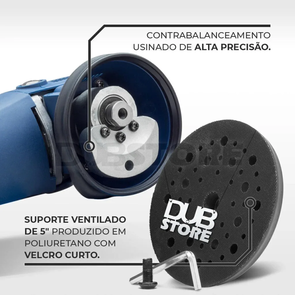 Politriz roto-orbital Vonixx (15mm) - 220V — foto 6