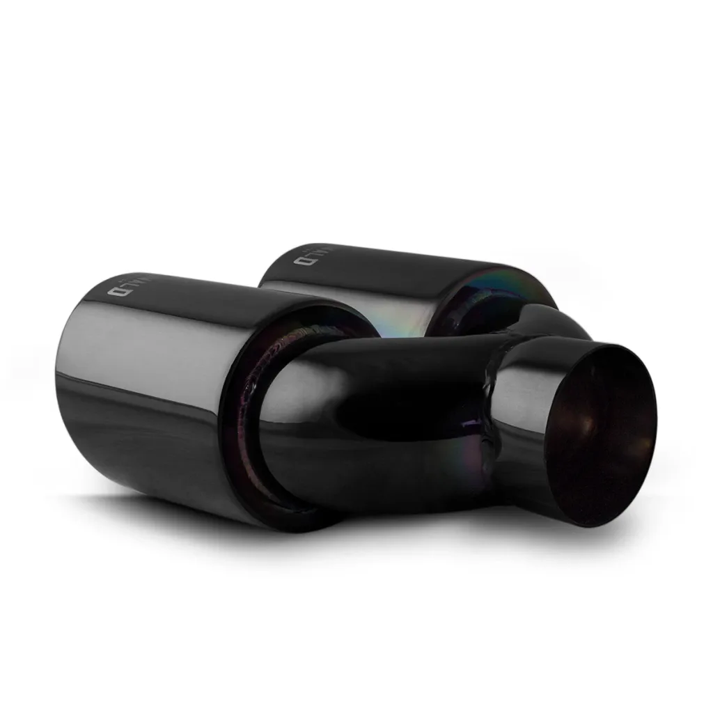 Ponteira Dupla Escapamento em Inox Bärenwald Mitte 3,5" Black Edition — foto 3