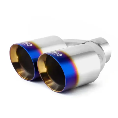 Ponteira Dupla Escapamento em Inox Bärenwald Mitte 3,5" Burned Tip