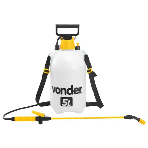 Pulverizador lateral de compressão prévia com jato regulável Vonder (5 litros)