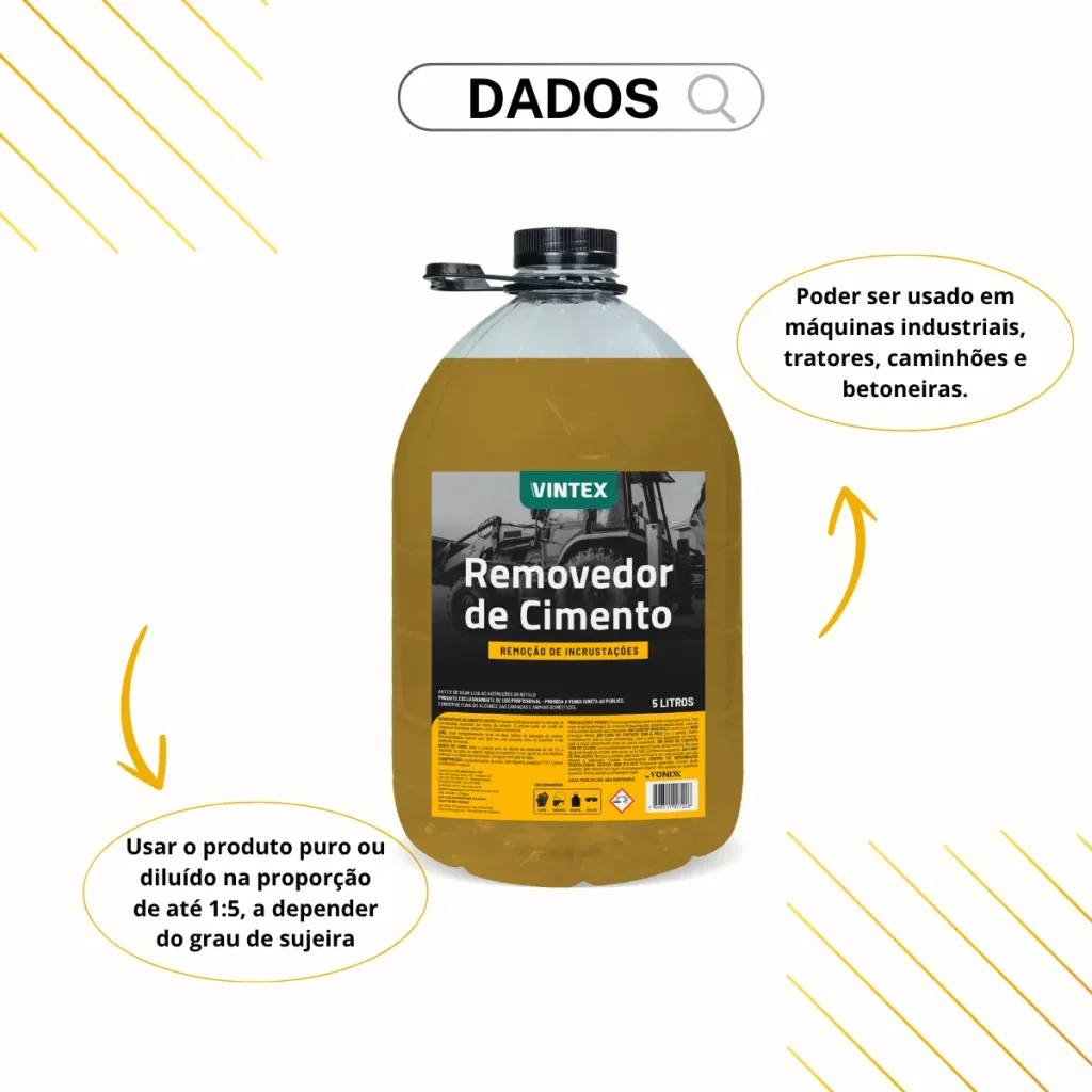 Removedor de Cimentos e Incrustações Vintex (5 litros) — foto 2