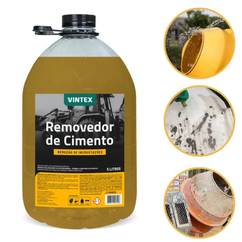 Removedor de Cimentos e Incrustações Vintex (5 litros) — foto 3