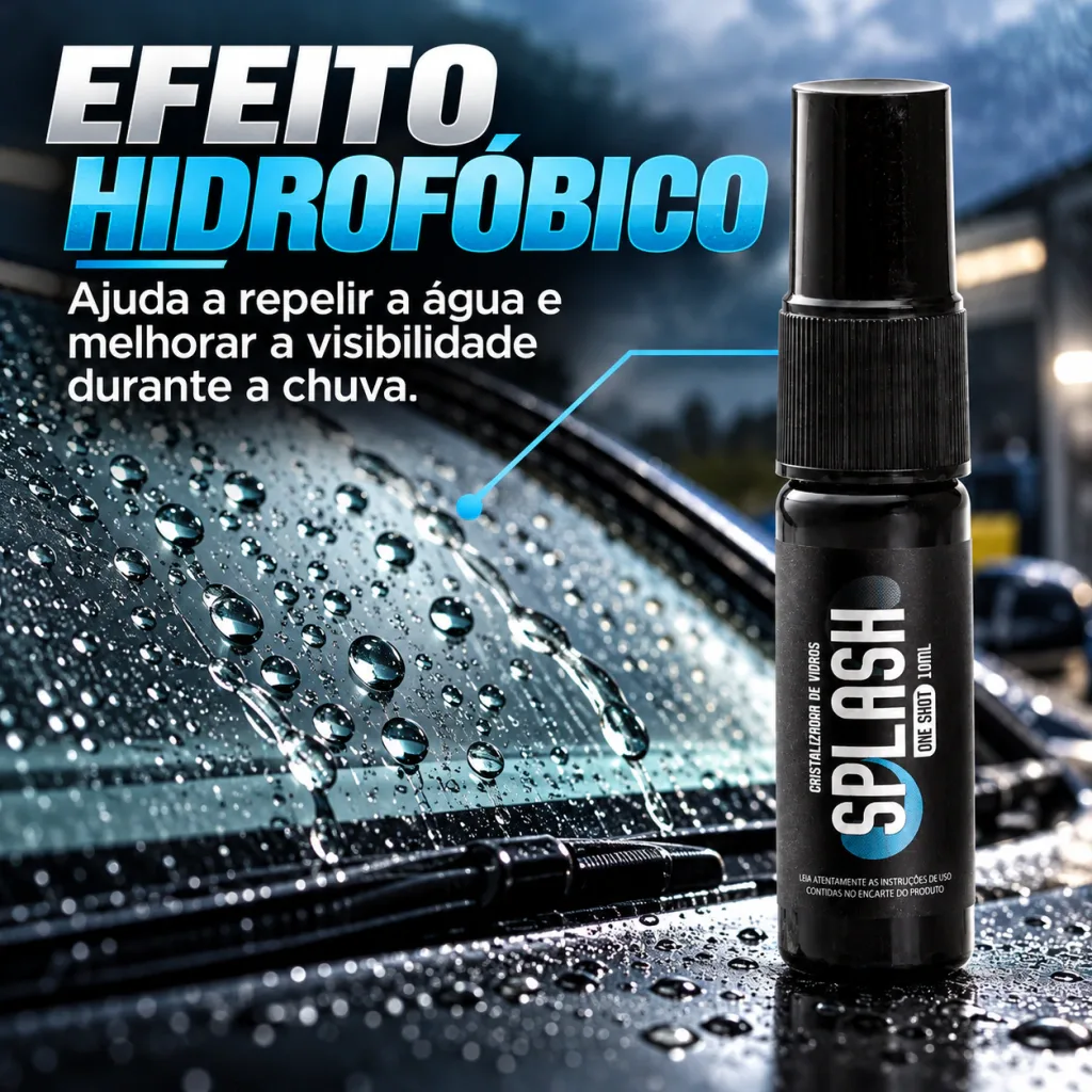 Repelente de Água Cristalizador de Vidros Cadillac Splash (10ml) — foto 3