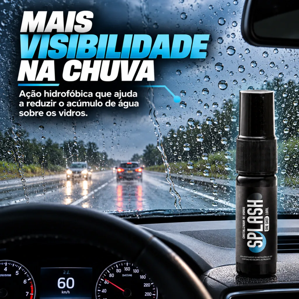 Repelente de Água Cristalizador de Vidros Cadillac Splash (10ml) — foto 4