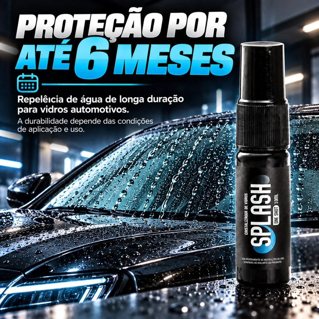 Repelente de Água Cristalizador de Vidros Cadillac Splash (10ml) — foto 7