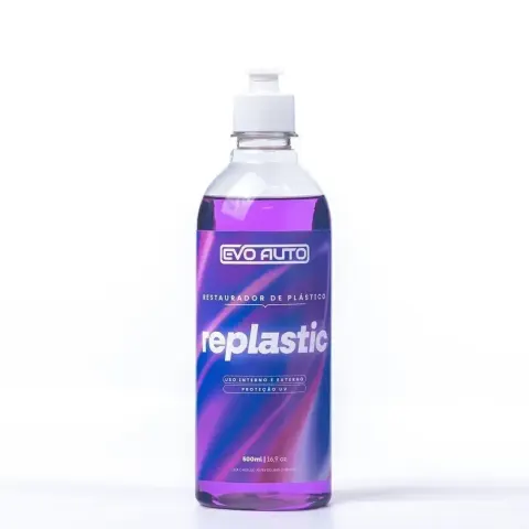 Restaurador de plásticos internos e externos Replastic Evo Auto (500ml)