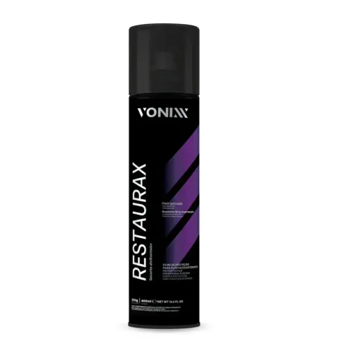 Restaurador de plásticos Restaurax Aerossol Vonixx (400ml)