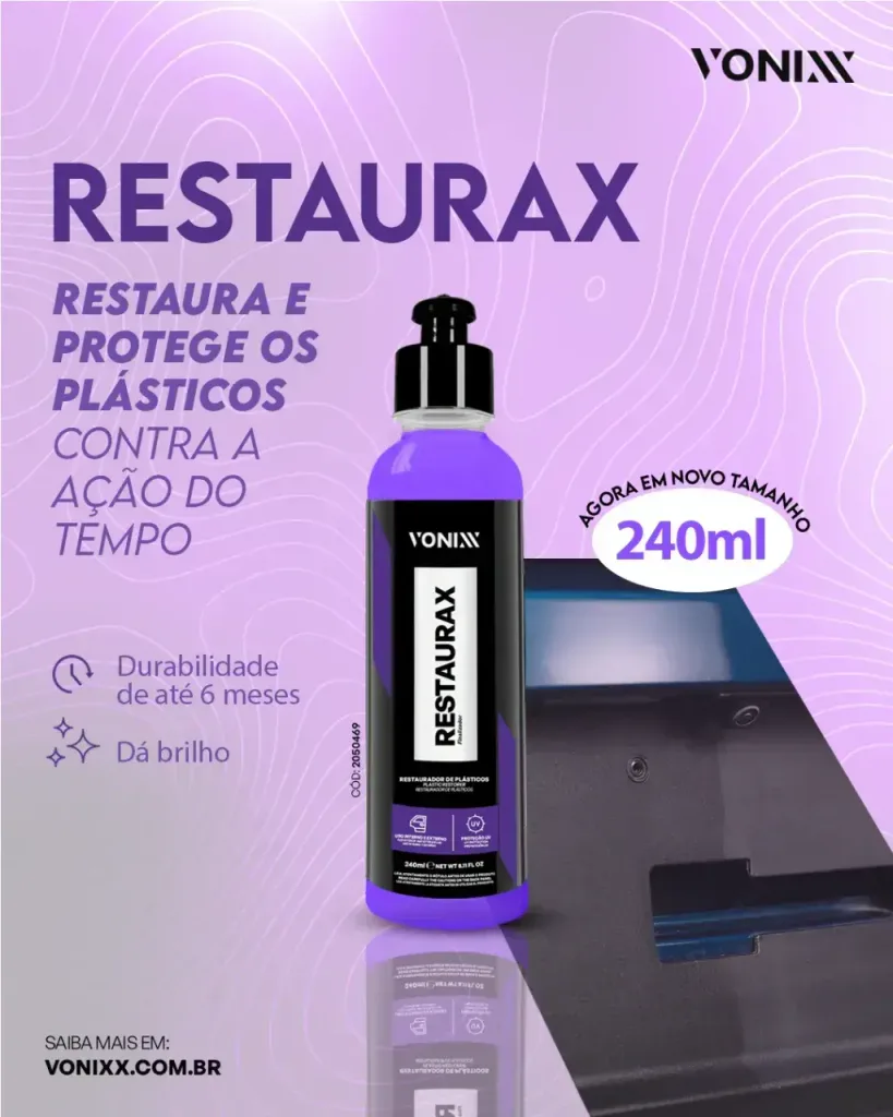 Restaurador de plásticos Restaurax Vonixx (240ml) — foto 2