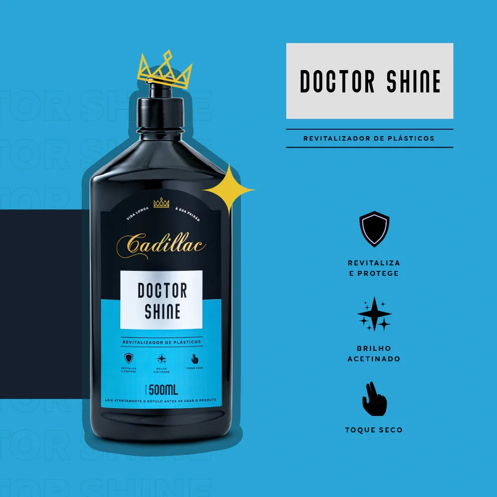 Revitalizador de plásticos Doctor Shine Cadillac (500ml) — foto 2