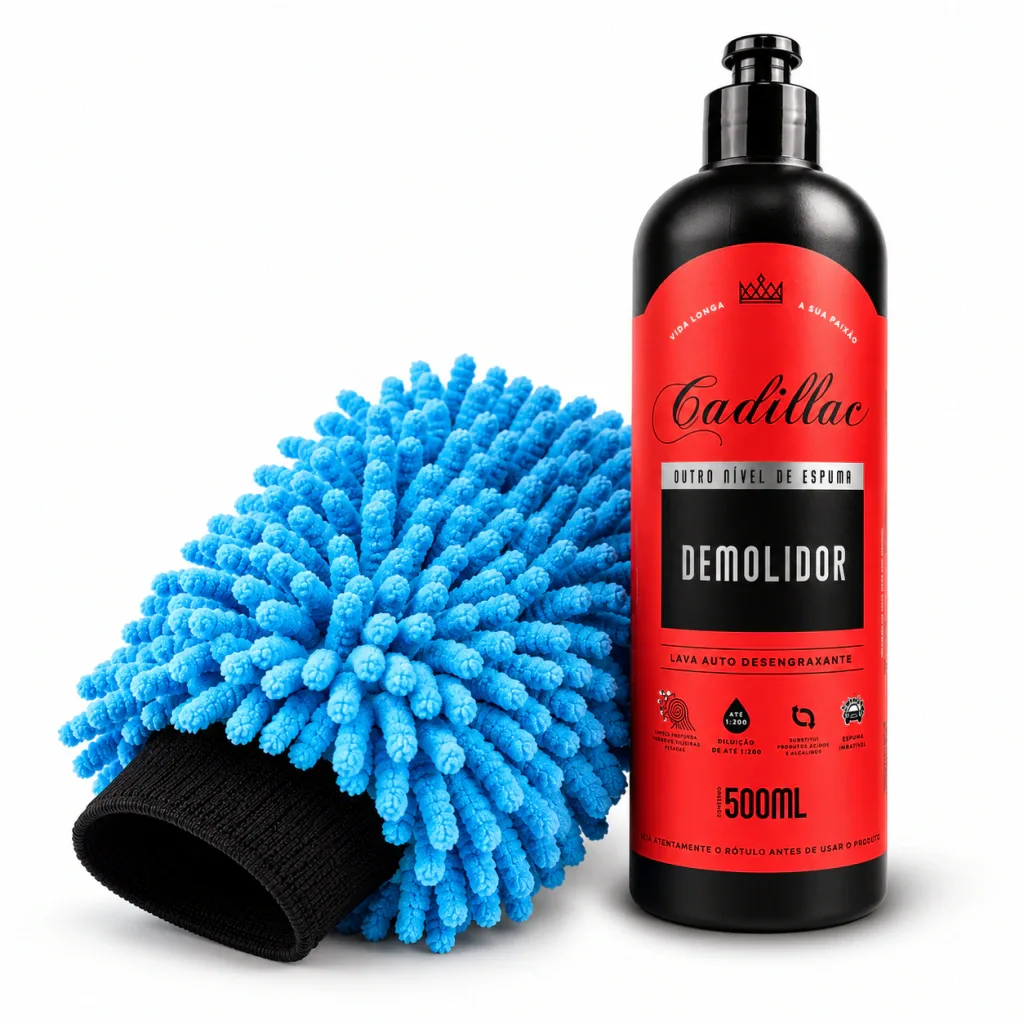 Shampoo Automotivo Demolidor Cadillac 500ml + Luva para Lavagem — foto 2