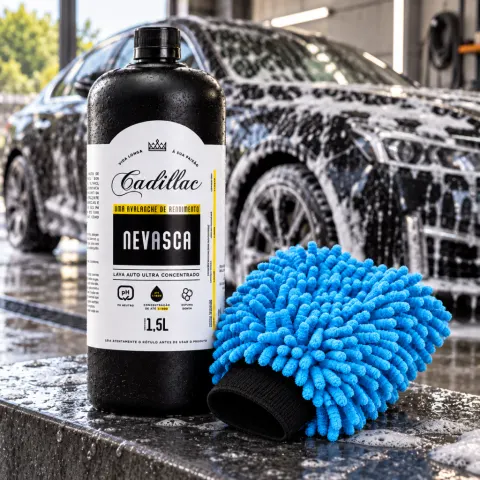 Shampoo Automotivo Nevasca Cadillac 1,5L + Luva para Lavagem