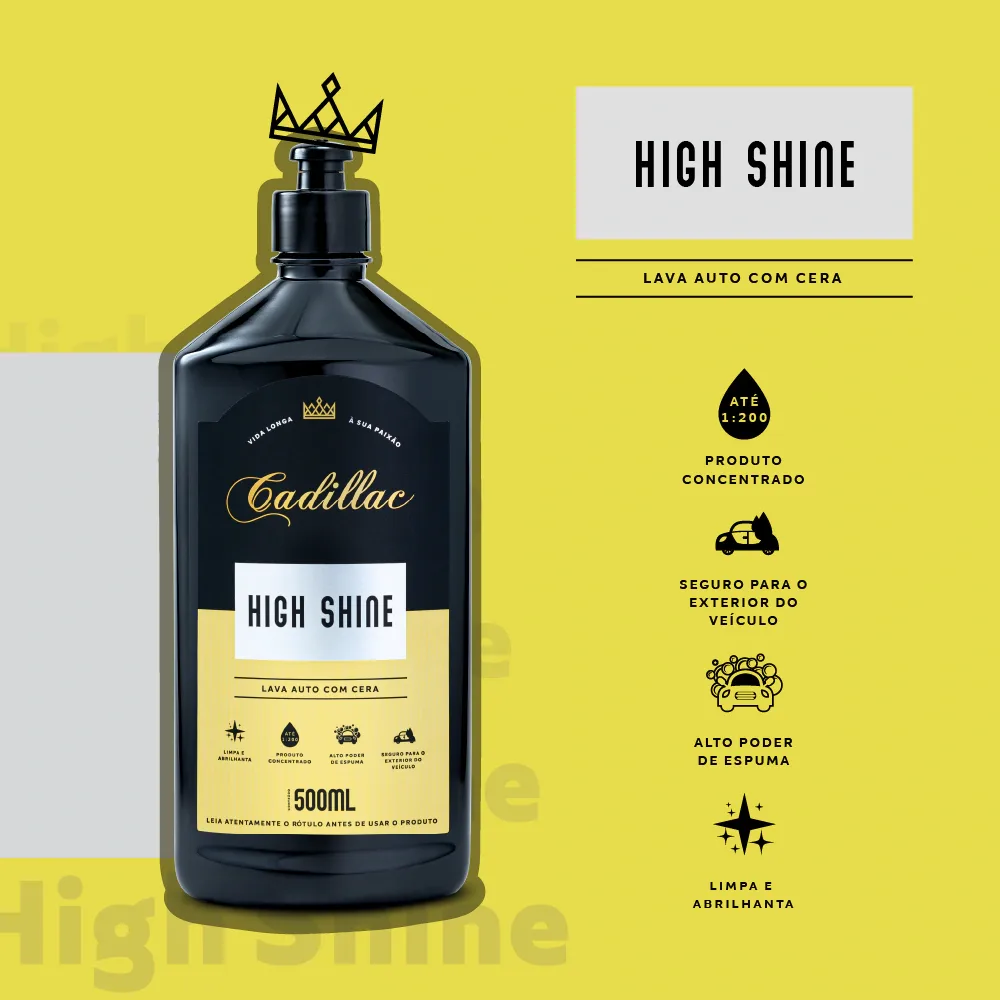 Shampoo com cera High Shine Cadillac (500ml) — foto 2