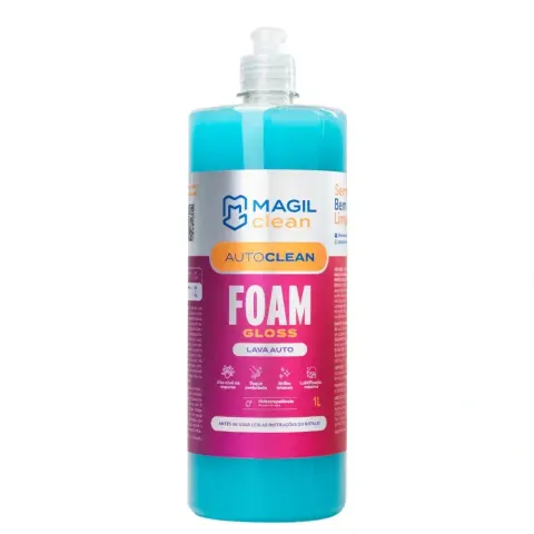 Shampoo Lava Auto Foam Gloss Magilclean (1 litro)
