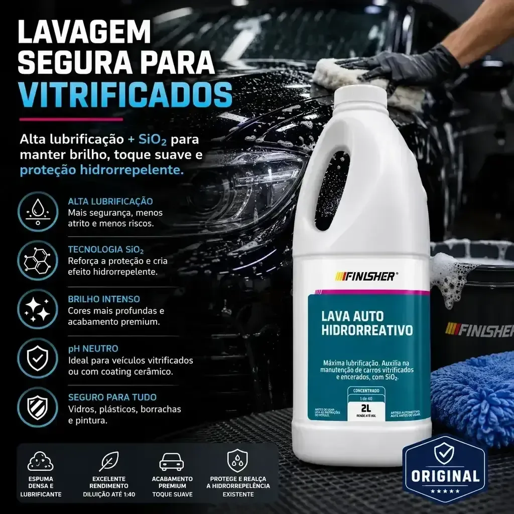 Shampoo Lava Auto Hidrorreativo Finisher (2L) — foto 2