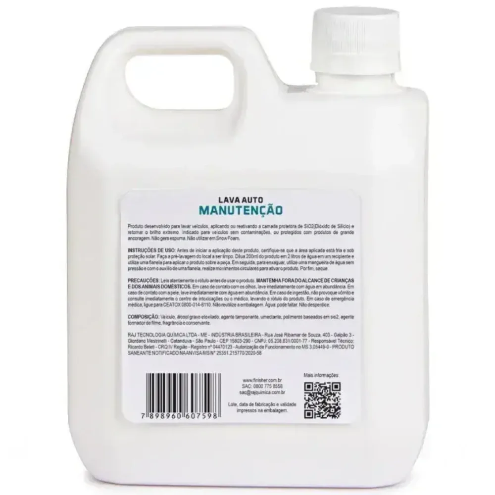 Shampoo Lava Auto Manuteção SiO2 Finisher (1,1L) — foto 2