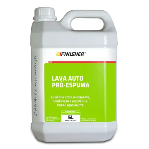 Shampoo Lava Auto Pró-Espuma Finisher (5L)