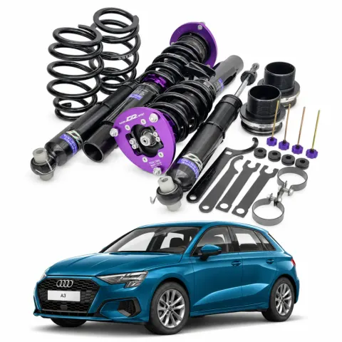 Suspensão Coilover D2 Racing Street Audi A3 8Y Sportback 2020+