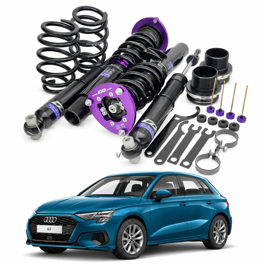 Suspensão Coilover D2 Racing Street Audi A3 8Y Sportback 2020+