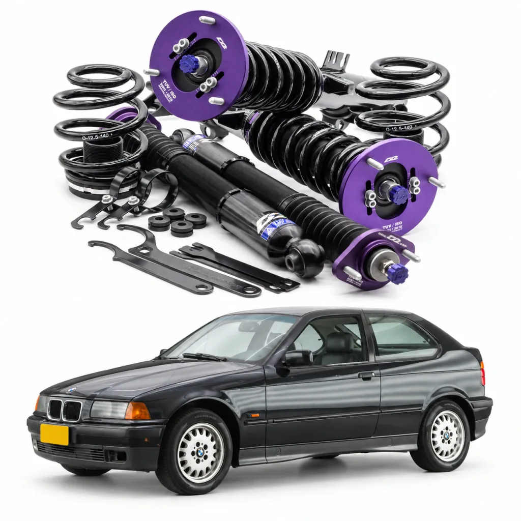 Suspensão Coilover D2 Racing Street BMW E36 Compact 4 Cil.