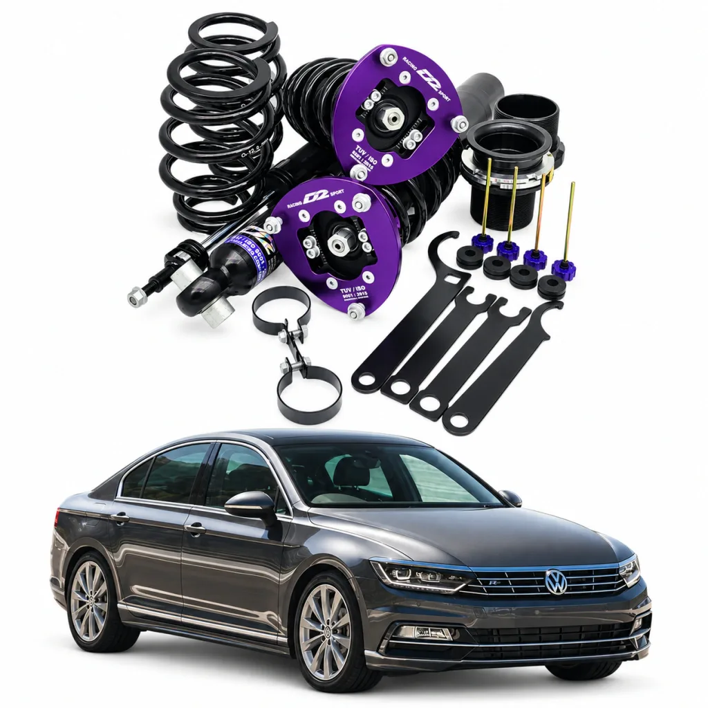 Suspensão Coilover D2 Racing Street Volkswagen Passat MK8 Sedan 2015+