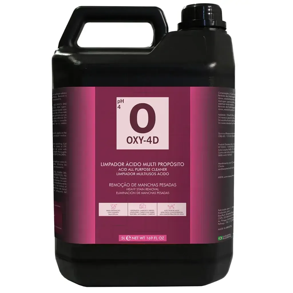 Tira manchas concentrado OXY-4D Easytech Shield pH4 (5 litros)
