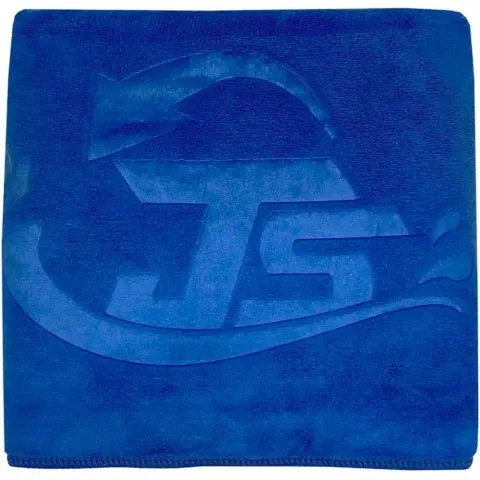 Toalha de microfibra azul para secagem 400GSM JS (40x60cm)