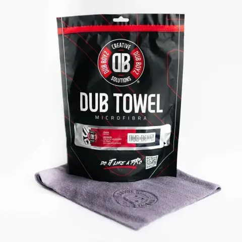 Toalha de microfibra Dub Towel 350GSM Dub Boyz (40x40cm | cinza)