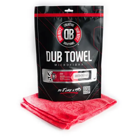 Toalha de microfibra Dub Towel 350GSM Dub Boyz (40x40cm | vermelha)
