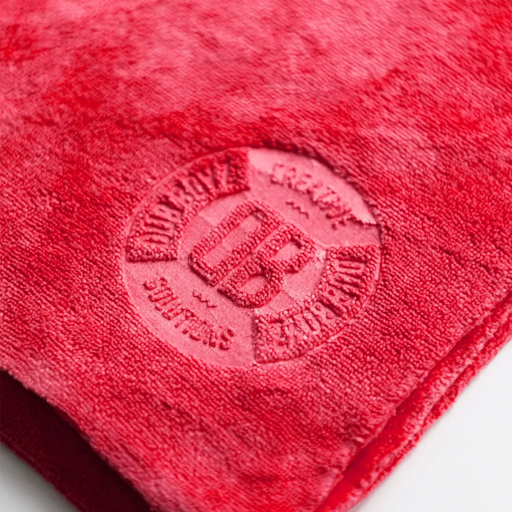Toalha de microfibra Dub Towel 350GSM Dub Boyz (40x40cm | vermelha) — foto 2