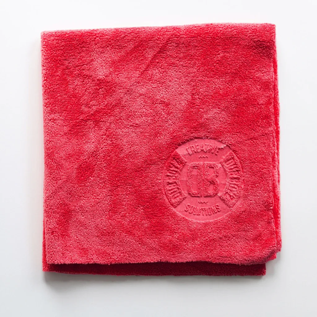 Toalha de microfibra Dub Towel 350GSM Dub Boyz (40x40cm | vermelha) — foto 3