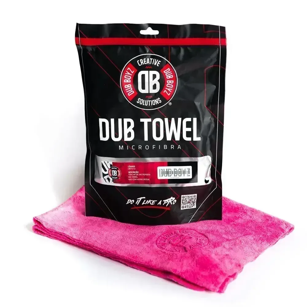 Toalha de microfibra Dub Towel 400GSM (40x60cm | rosa)