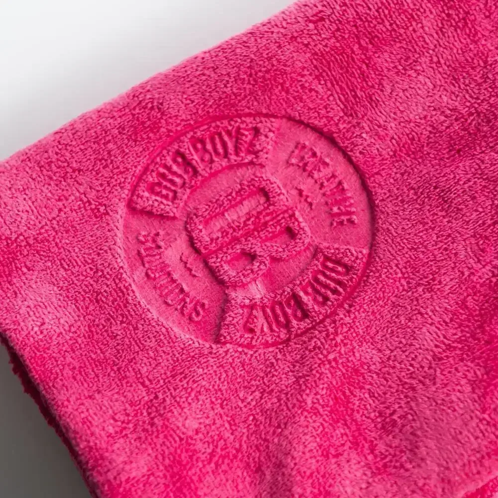 Toalha de microfibra Dub Towel 400GSM (40x60cm | rosa) — foto 3