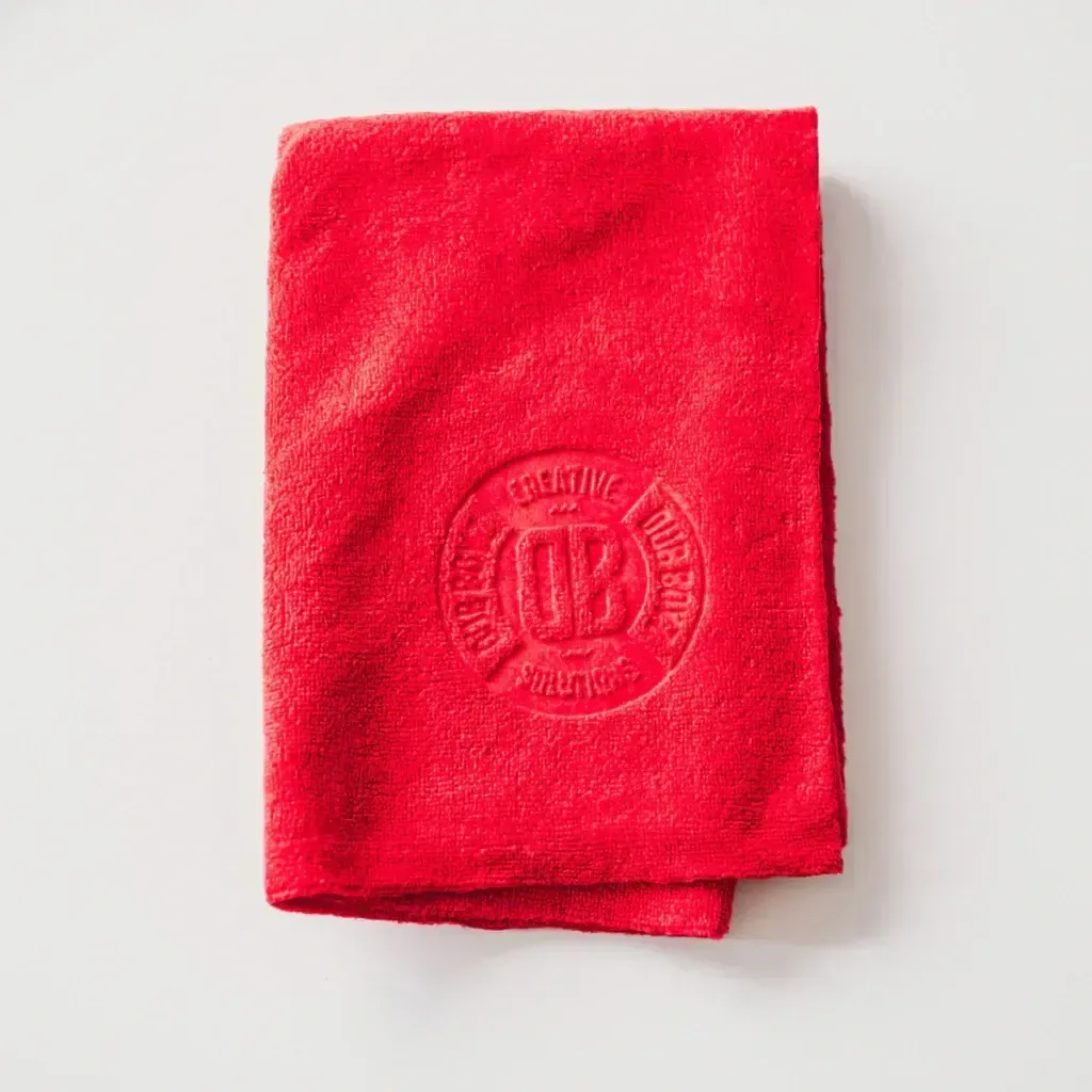 Toalha de microfibra Dub Towel 400GSM (40x60cm | vermelha) — foto 2