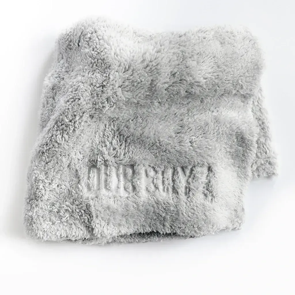 Toalha de microfibra Dub Towel 500GSM (40x40cm | cinza) — foto 3
