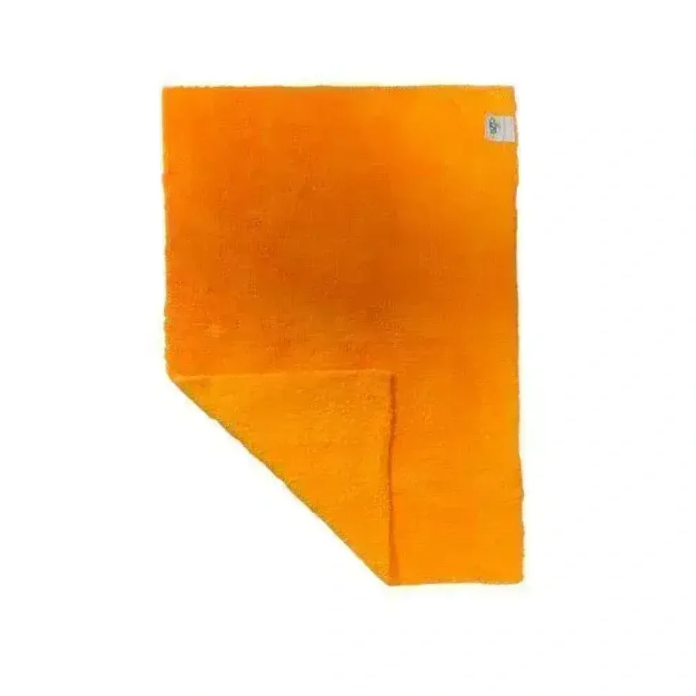 Toalha de microfibra laranja Corte Laser 500GSM JS (40x60cm)